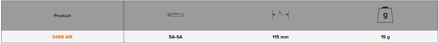 BAHCO 5488AM Electronics Tweezers for Holding Smallest Components - Premium Tweezers from BAHCO - Shop now at Yew Aik.