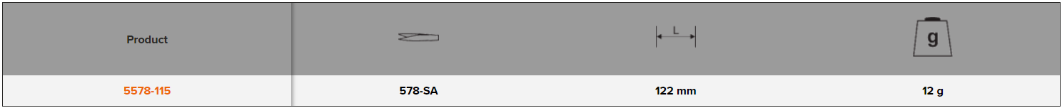 BAHCO 5578 Assembly Tweezers for Inserting and Desoldering - Premium Tweezers from BAHCO - Shop now at Yew Aik.