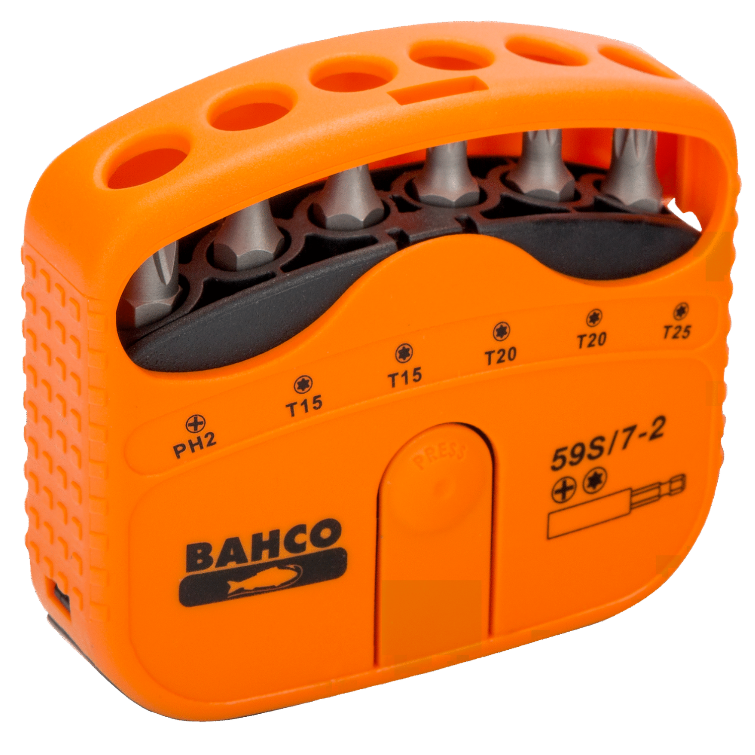 BAHCO 59S/7-2 1/4" Screwdriver Bit Set For Phillips/TORX 7 pcs - Premium Screwdriver Bit Set from BAHCO - Shop now at Yew Aik.