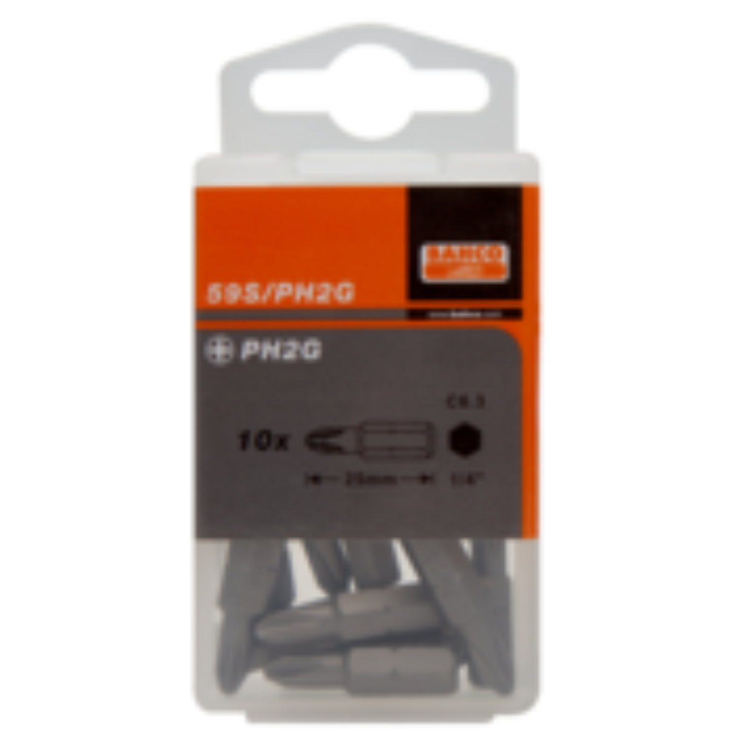 BAHCO 59S/PH2G 1/4" Standard Screwdriver Bit - Premium Screwdriver Bit from BAHCO - Shop now at Yew Aik.