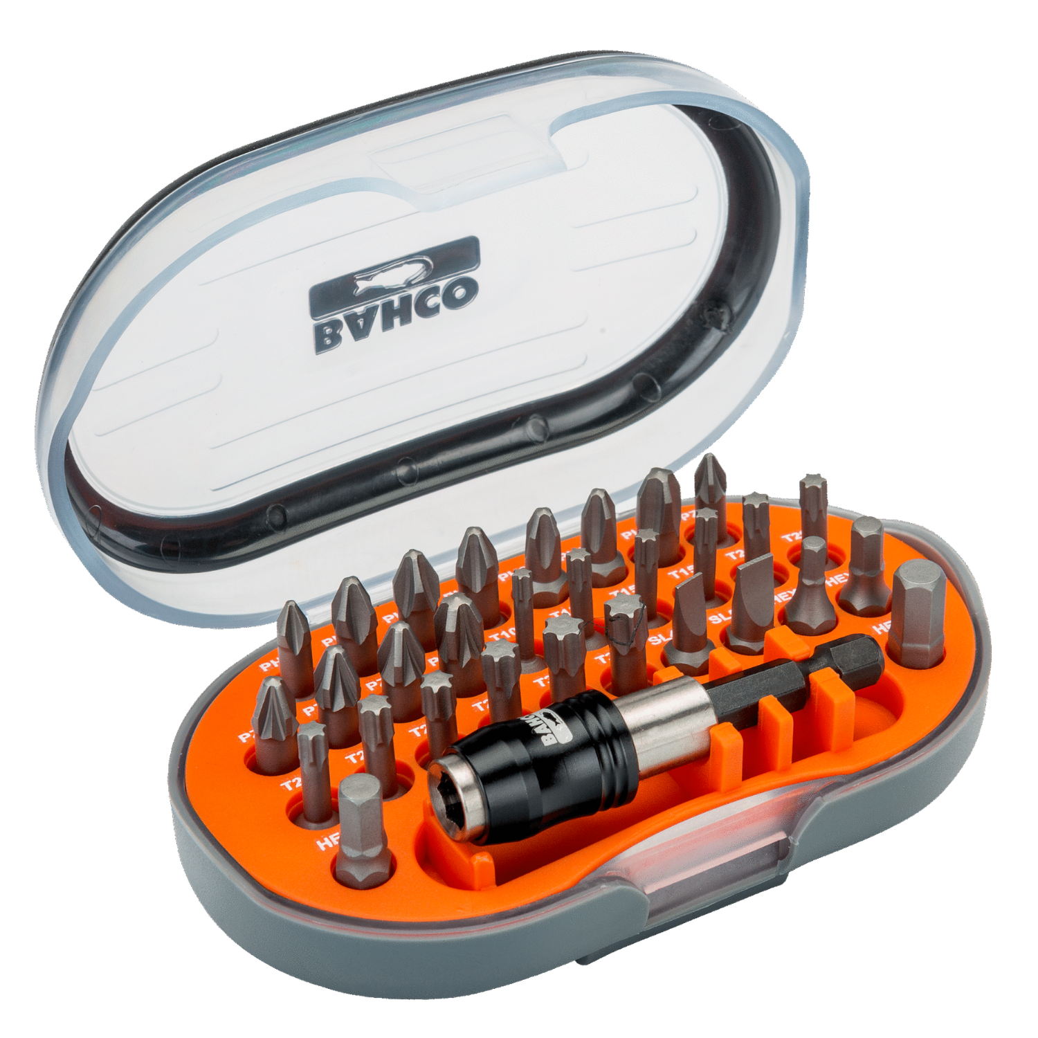 BAHCO 60T/31 1/4" Torsion Bit Set For Slotted Hex Head Screws - Premium Torsion Bit Set from BAHCO - Shop now at Yew Aik.