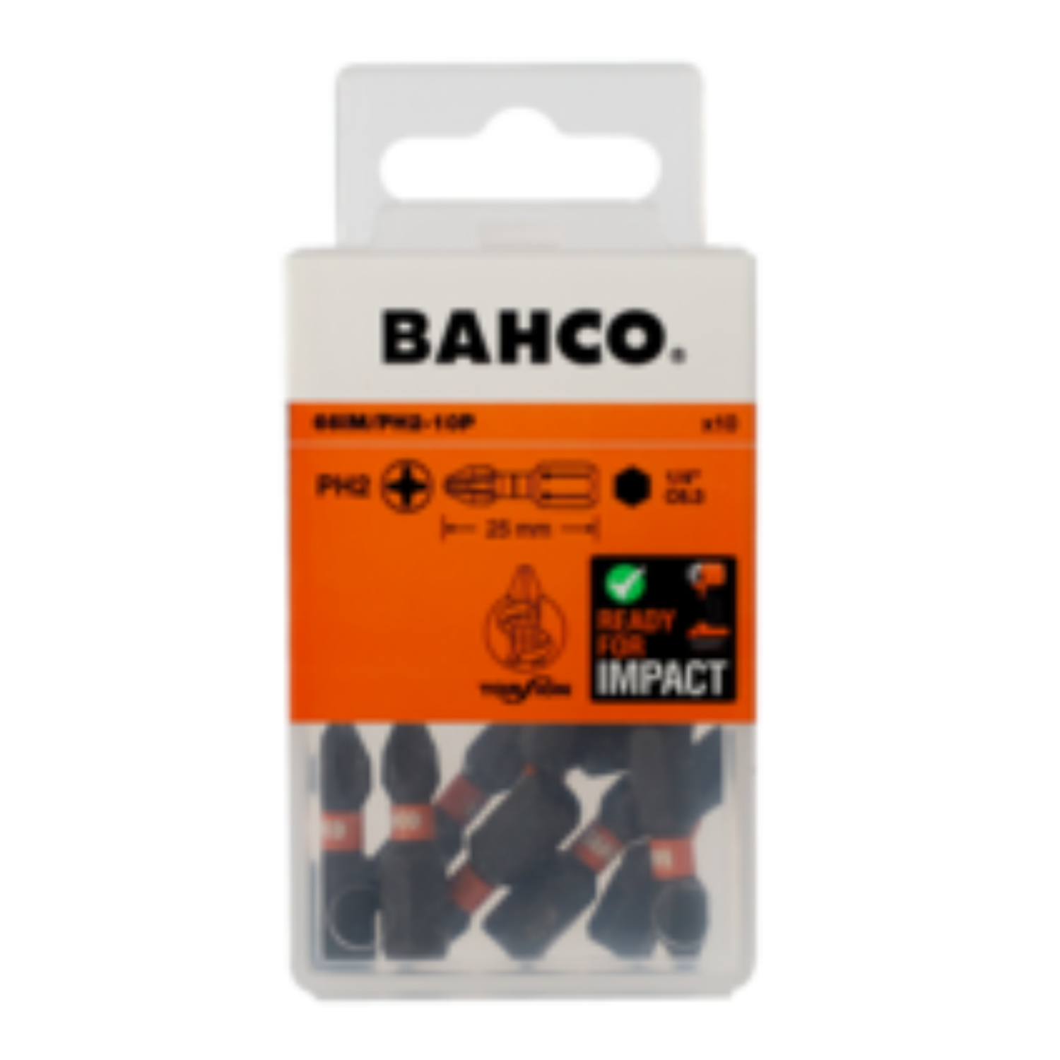 BAHCO 66IM/PH 1/4" Heavy-Duty Torsion Screwdriver Bit - Premium Screwdriver Bit from BAHCO - Shop now at Yew Aik.