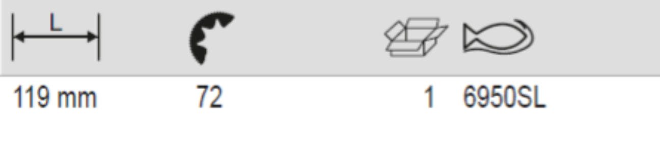 BAHCO 6950SL 1/4" Slim Head Reversible Ratchet 72 5° - Premium Reversible Ratchet from BAHCO - Shop now at Yew Aik.