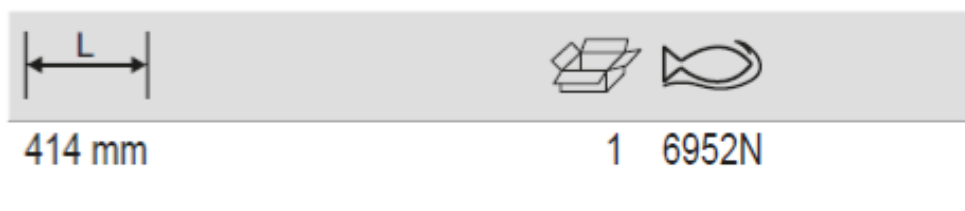 BAHCO 6952N 1/4” Square Drive Speeder with Handle (BAHCO Tools) - Premium Speeder from BAHCO - Shop now at Yew Aik.