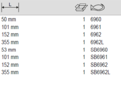 BAHCO 6960 - 6962L 1/4" Square Drive Extension Bar (BAHCO Tools) - Premium Extension Bar from BAHCO - Shop now at Yew Aik.
