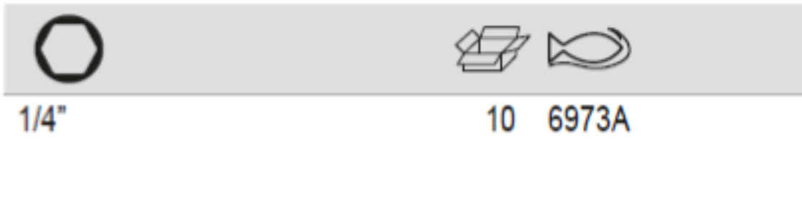 BAHCO 6973A 1/4” Square Drive Adaptor hex Screwdriver Bit - Premium Screwdriver Bit from BAHCO - Shop now at Yew Aik.