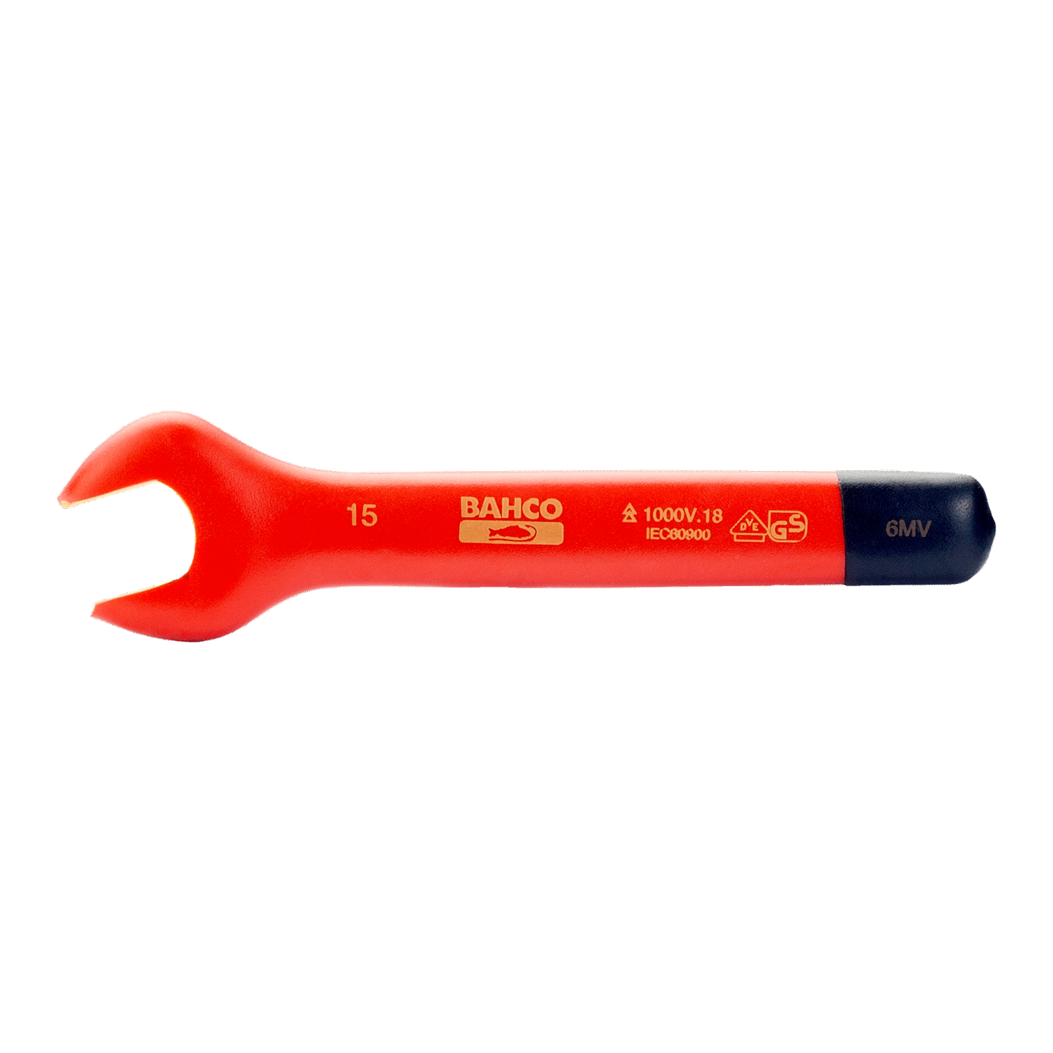 BAHCO 6MV Insulated Open Ended Wrench (BAHCO Tools) - Premium Open Ended Wrench from BAHCO - Shop now at Yew Aik.