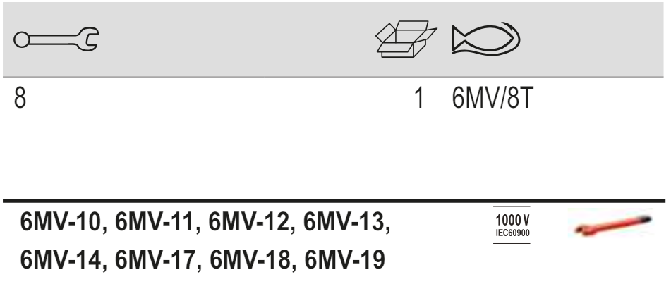 BAHCO 6MV/ Insulated Open Ended Wrench Set - 8 Pcs (BAHCO Tools) - Premium Insulated Open Ended Wrench Set from BAHCO - Shop now at Yew Aik.
