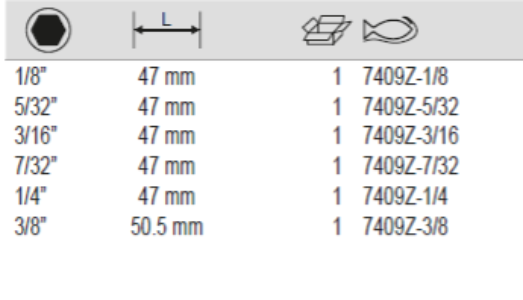 BAHCO 7409Z 3/8" Screwdriver Socket Square Hex Head (BAHCO Tools) - Premium Screwdriver Socket from BAHCO - Shop now at Yew Aik.