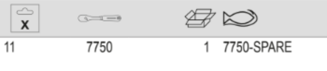 BAHCO 7750-SPARE Spare Part Ratchet Kit 7750 3/8" (BAHCO Tools) - Premium Spare Part Ratchet from BAHCO - Shop now at Yew Aik.