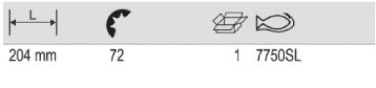 BAHCO 7750SL 3/8" Slim Head Reversible Ratchet 72 Teeth 5°Action - Premium Reversible Ratchet from BAHCO - Shop now at Yew Aik.