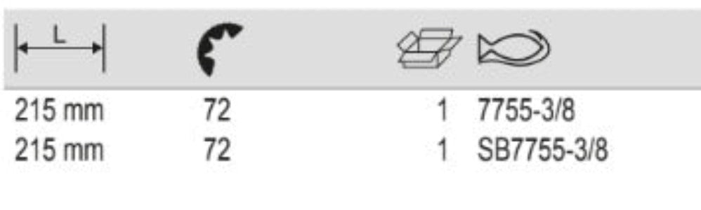 BAHCO 7755-3/8 ERGO 3/8" Reversible Ratchet 72 Teeth 52° Action - Premium Reversible Ratchet from BAHCO - Shop now at Yew Aik.