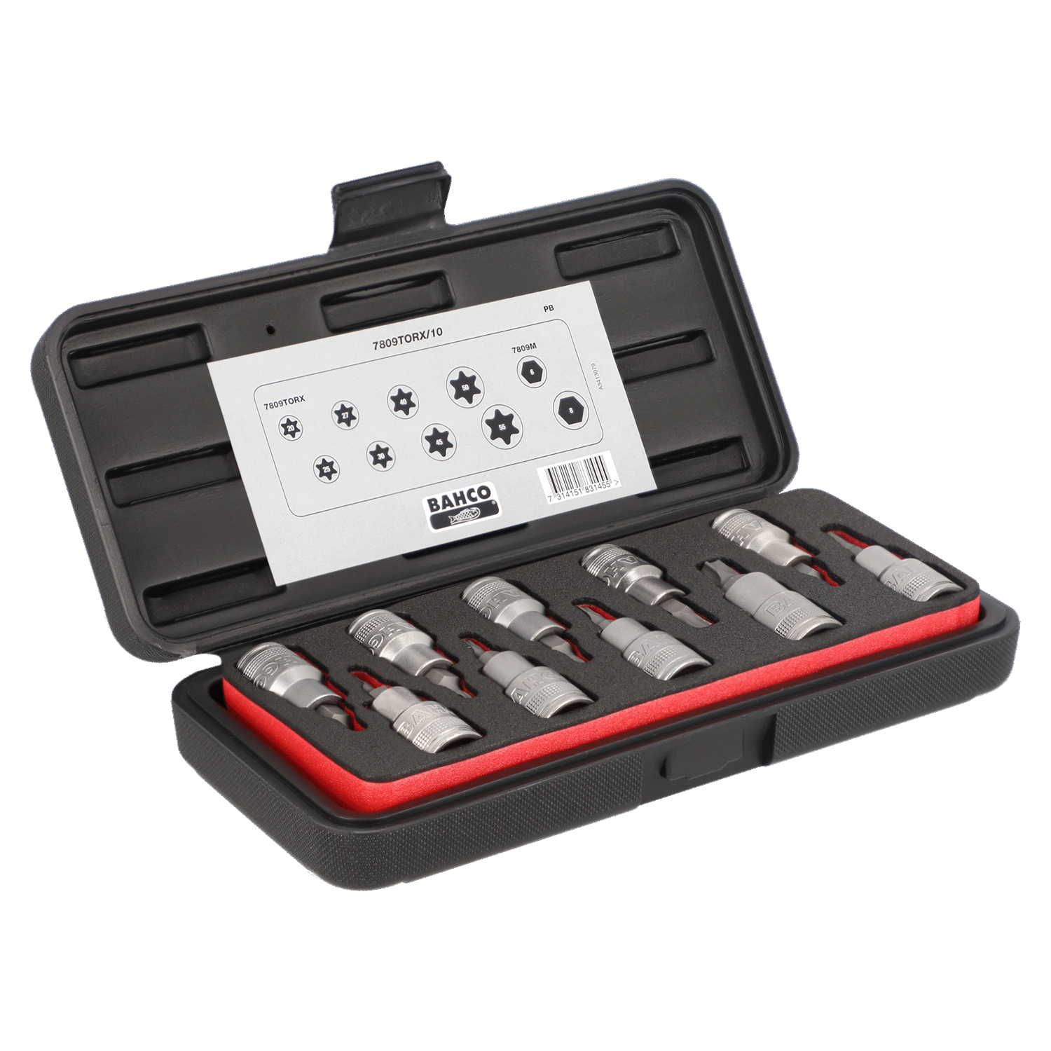 BAHCO 7809TORX/10 1/2" Square Drive Socket Driver Set For Torx - Premium Socket Driver Set from BAHCO - Shop now at Yew Aik.