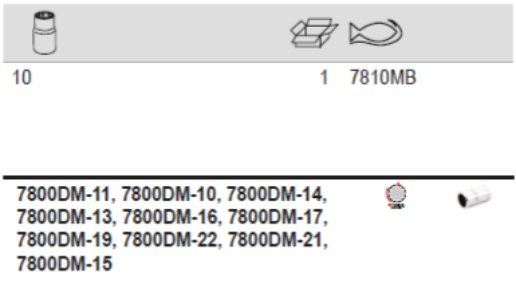 BAHCO 7810MB 1/2” Square Drive Socket Set Metric Bi-Hex 10 Pcs - Premium Socket Set from BAHCO - Shop now at Yew Aik.