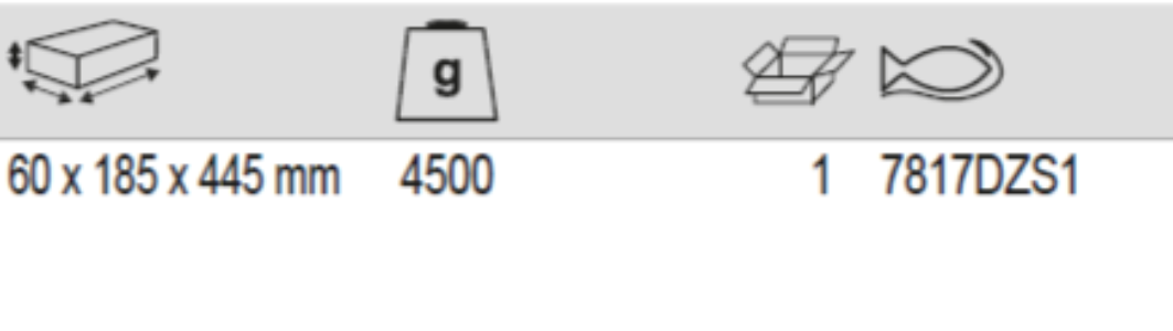 BAHCO 7817DZS1 1/2” Square Drive Socket Set Imperial Bi-Hex - Premium Socket Set from BAHCO - Shop now at Yew Aik.