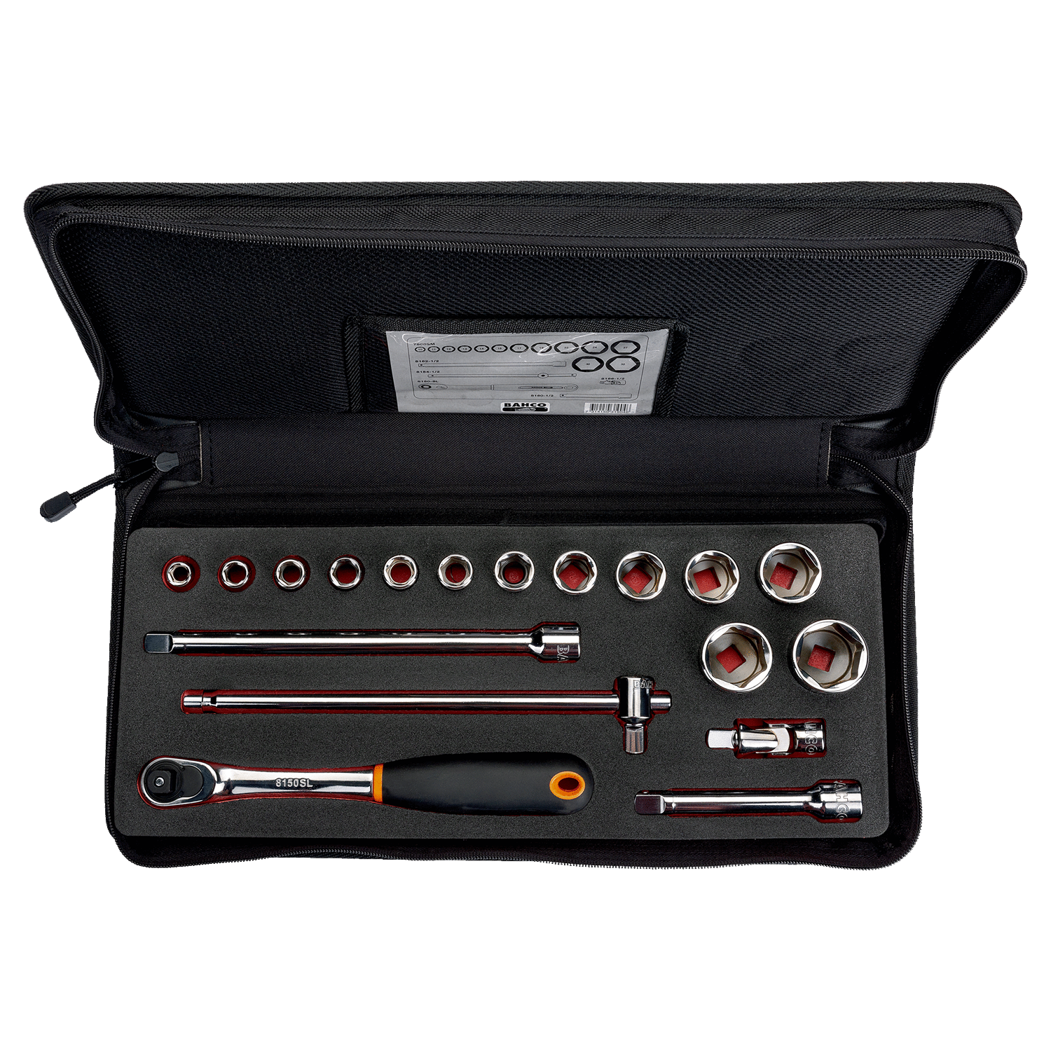 BAHCO 7818SST 1/2” Square Drive Socket Set With Metric Bi-Hex - Premium Socket Set from BAHCO - Shop now at Yew Aik.
