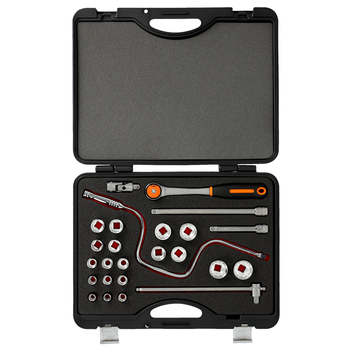 BAHCO 7819DRN 1/2” Square Drive Socket Set Metric Bi-Hex - Premium Socket Set from BAHCO - Shop now at Yew Aik.