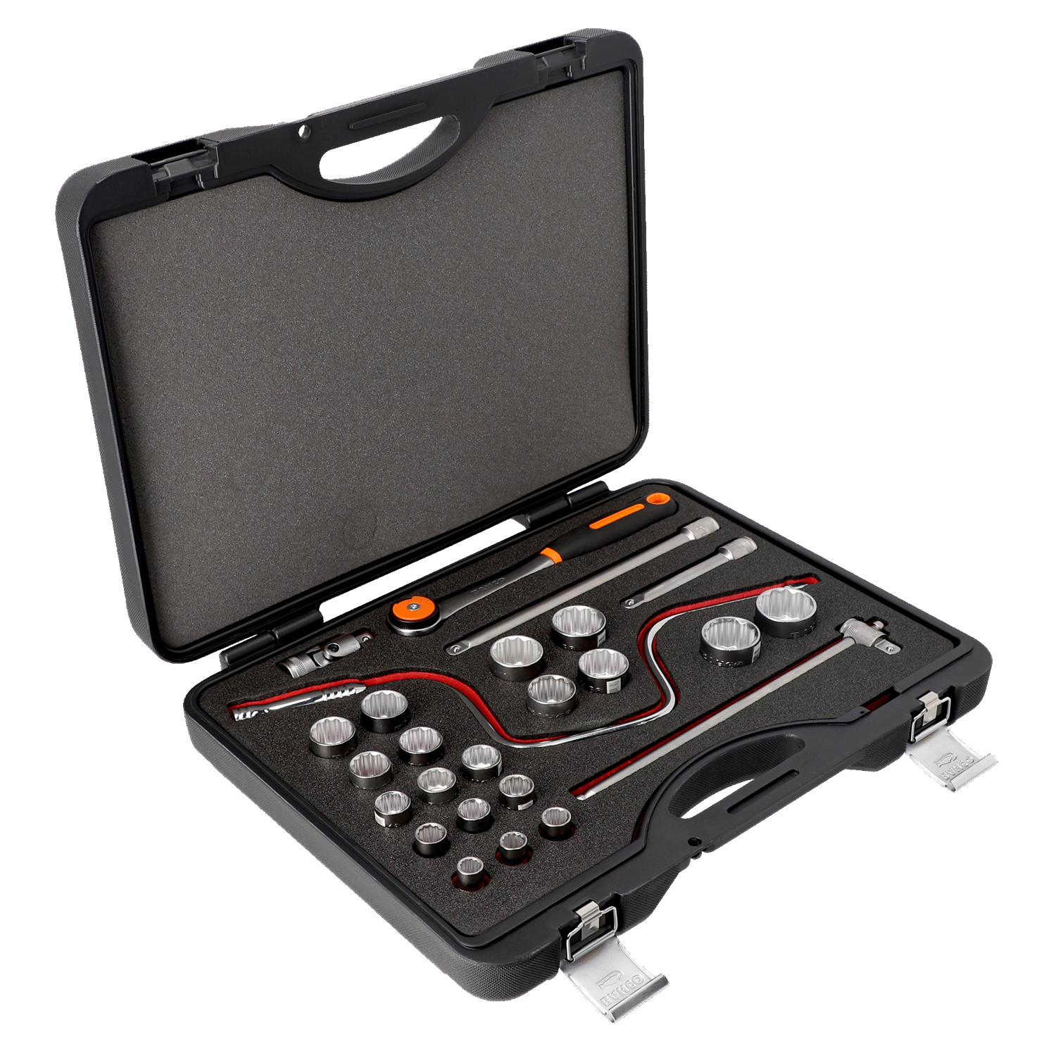 BAHCO 7819DRN 1/2” Square Drive Socket Set Metric Bi-Hex - Premium Socket Set from BAHCO - Shop now at Yew Aik.