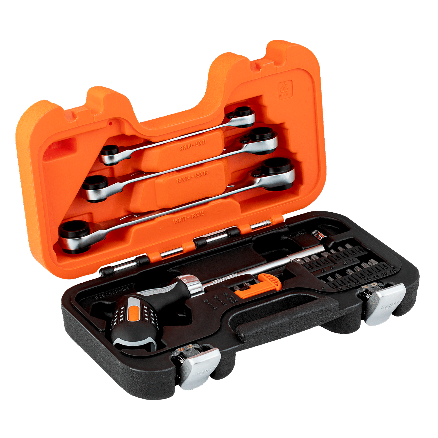 BAHCO 808050P- 1/4” Ratcheting Bit Screwdriver Set - 25 Pcs - Premium Screwdriver from BAHCO - Shop now at Yew Aik.