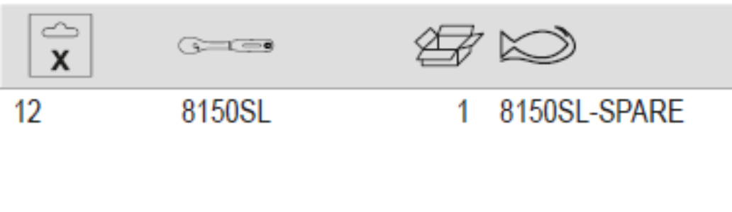 BAHCO 8150SL-SPARE Spare Part Ratchet Kit For 8150SL 1/2" - Premium Spare Part Ratchet from BAHCO - Shop now at Yew Aik.