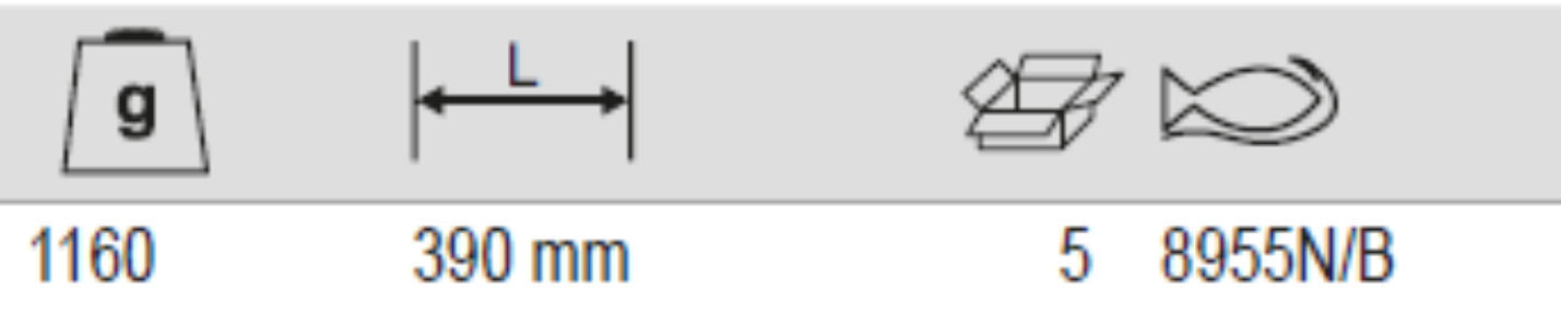 BAHCO 8955N/B 3/4" Universal Handle (BAHCO Tools) - Premium Universal Handle from BAHCO - Shop now at Yew Aik.