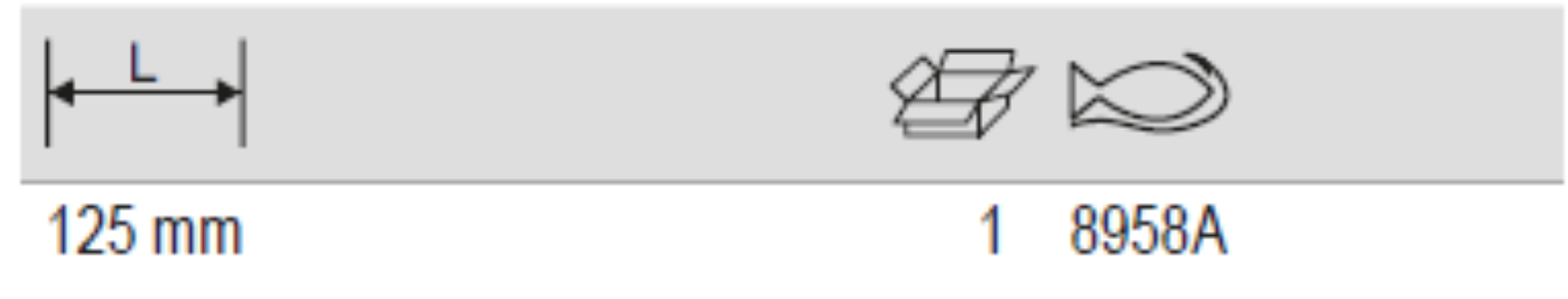 BAHCO 8958A 3/4" Flex Head Spare Breaker Bar Square Drive - Premium 3/4" Flex Head Spare Breaker Bar from BAHCO - Shop now at Yew Aik.