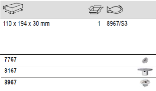 BAHCO 8967/S3 1/4” Square Drive Increasing Socket Adaptor Set - Premium Socket Adaptor from BAHCO - Shop now at Yew Aik.