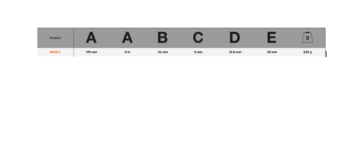 BAHCO 9029C ERGO Central Nut Adjustable Wrench 170mm - Premium Adjustable Wrench from BAHCO - Shop now at Yew Aik.