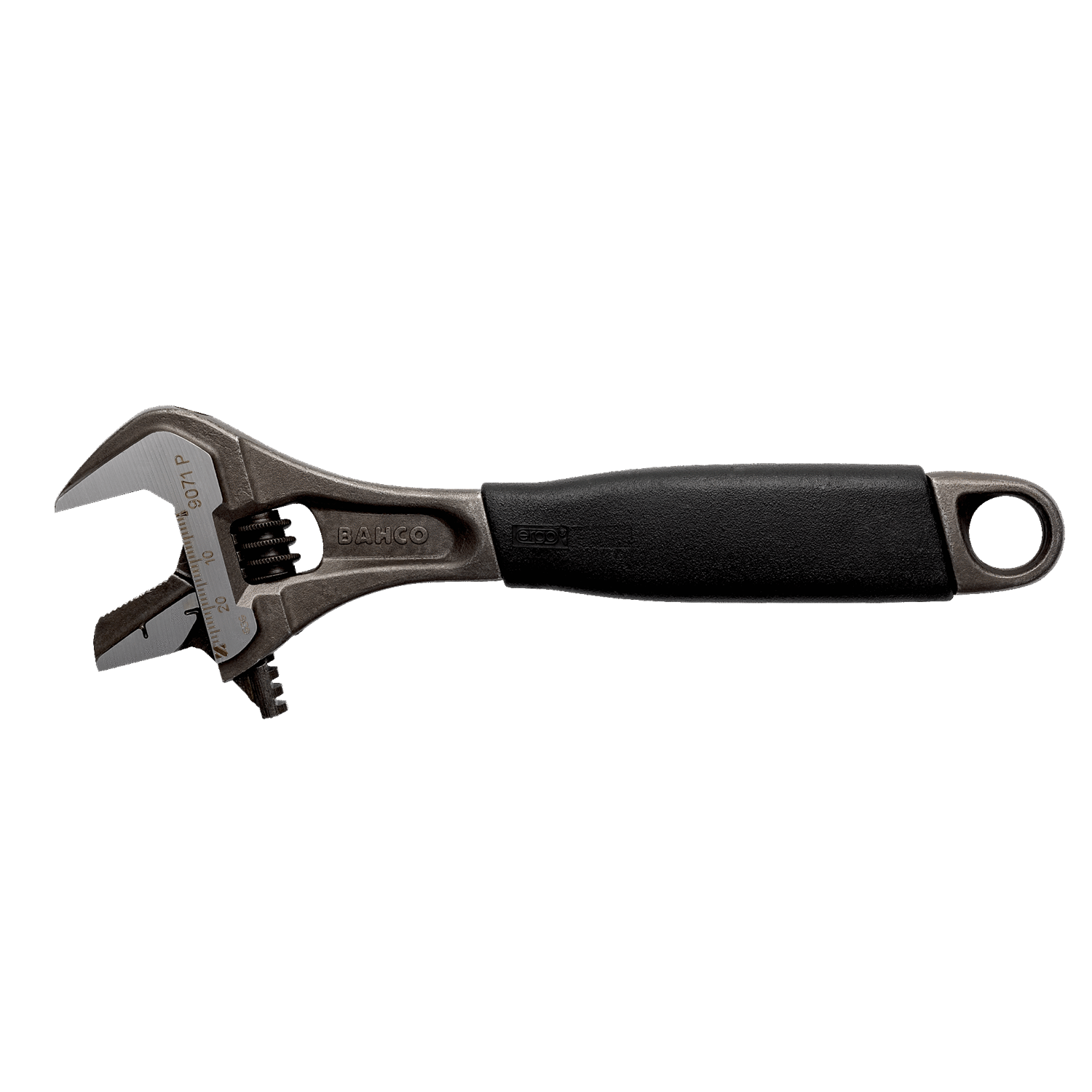 BAHCO 90P ERGO Rubber Handle Central Nut Adjustable Wrench - Premium Adjustable Wrench from BAHCO - Shop now at Yew Aik.