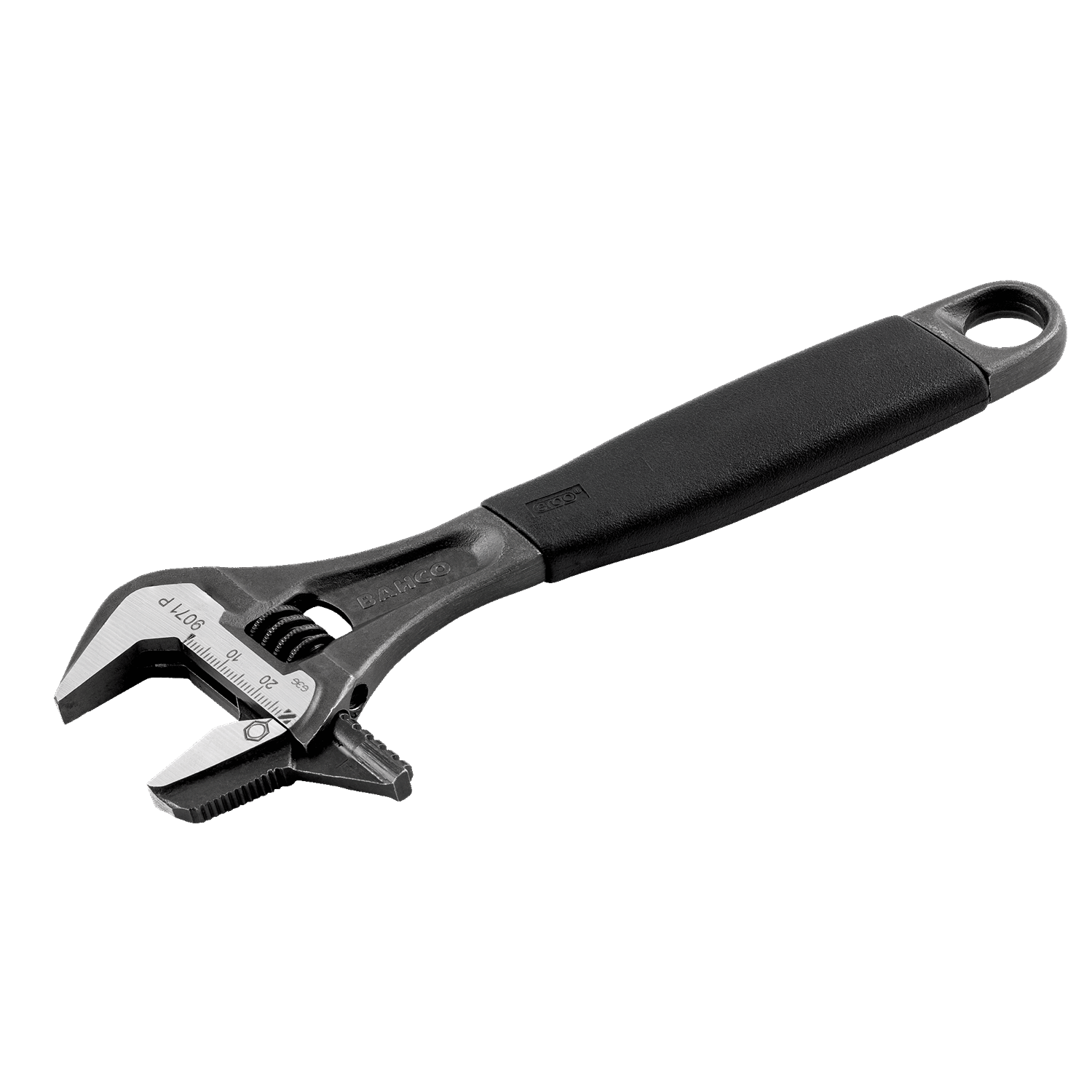 BAHCO 90P ERGO Rubber Handle Central Nut Adjustable Wrench - Premium Adjustable Wrench from BAHCO - Shop now at Yew Aik.