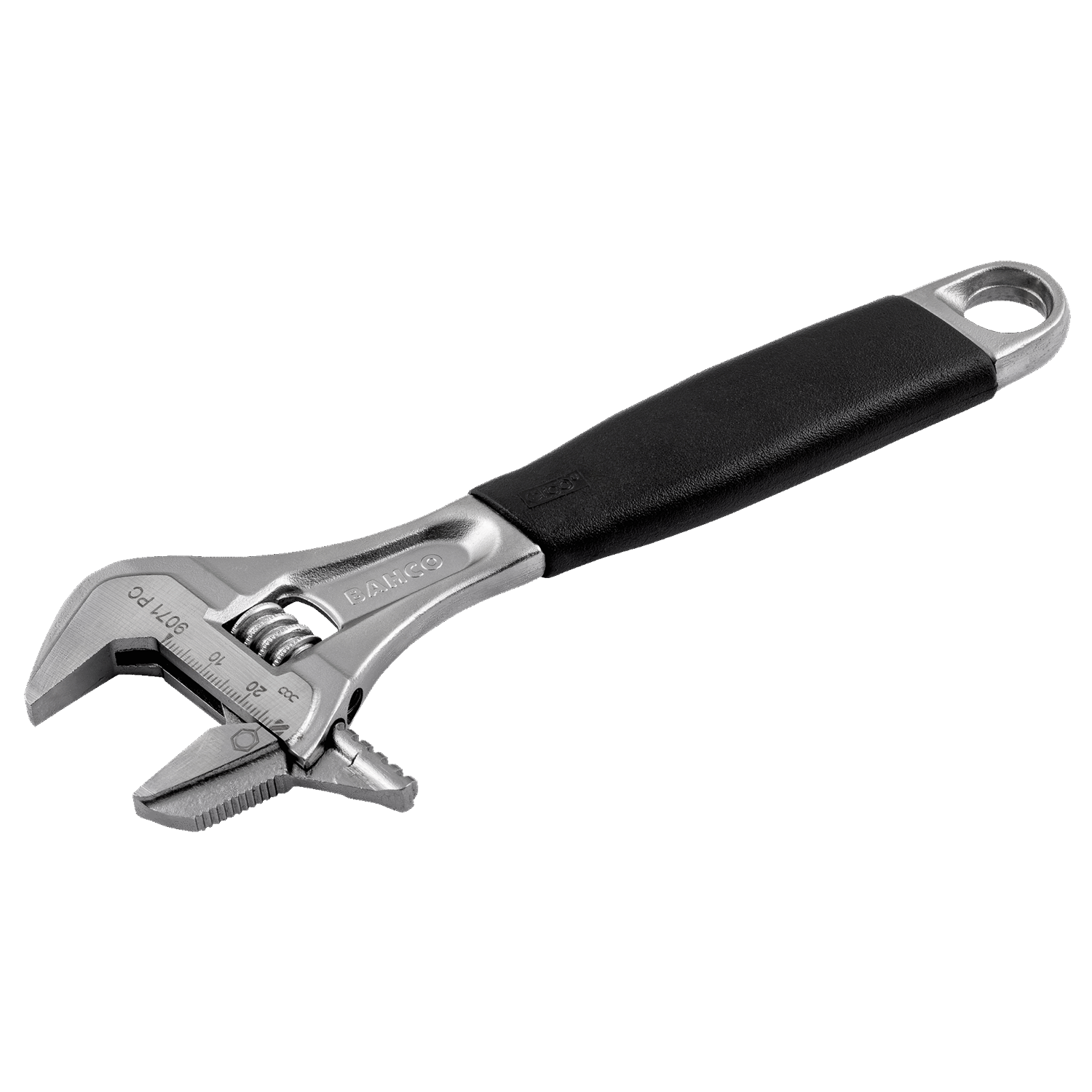 BAHCO 90PC ERGO Rubber Handle Central Nut Adjustable Wrench - Premium Adjustable Wrench from BAHCO - Shop now at Yew Aik.