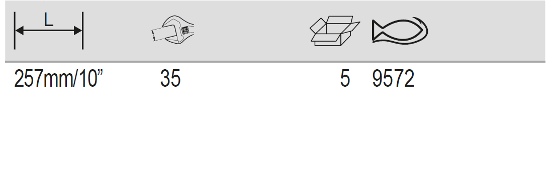 BAHCO 95 Side Nut Heavy Duty Adjustable Wrench - Premium Adjustable Wrench from BAHCO - Shop now at Yew Aik.