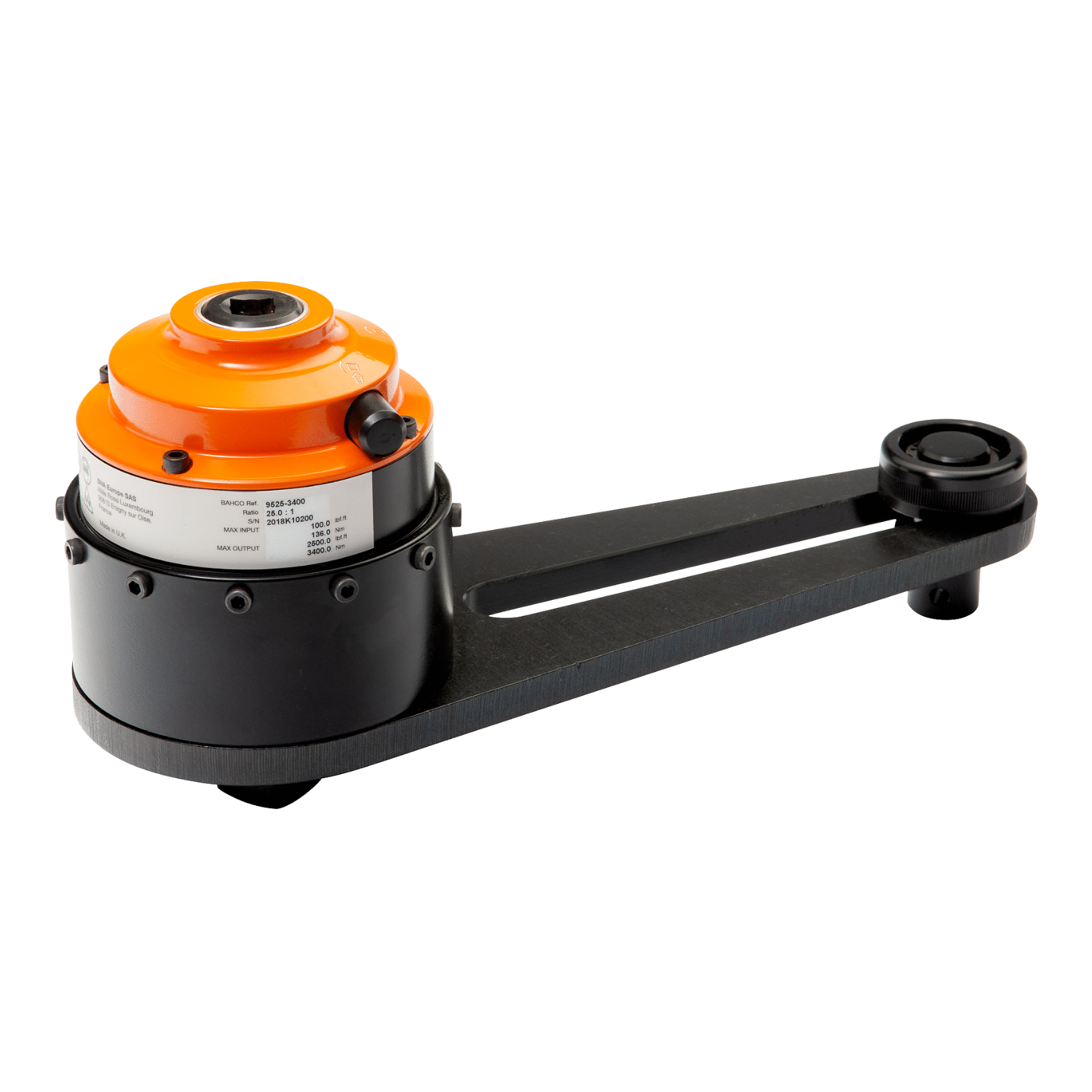 BAHCO 9505 9605 9525 9625 Hand Torque Multiplier with Plate - Premium Torque Multiplier from BAHCO - Shop now at Yew Aik.