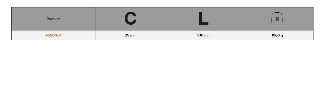 BAHCO 9550N/B 1" Square Drive Interchangeable Rachet Handle Bar - Premium Rachet Handle from BAHCO - Shop now at Yew Aik.
