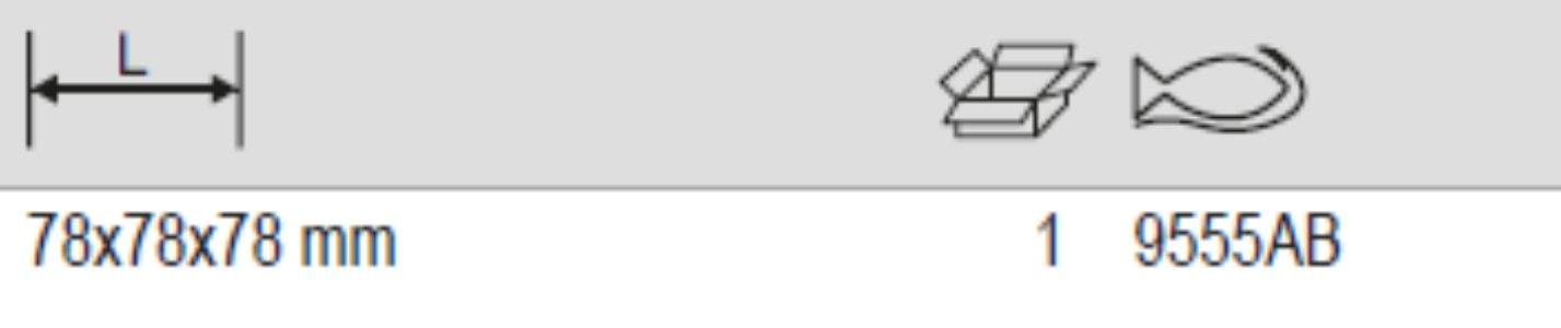 BAHCO 9555AB 1" Square Drive Sliding T-Head (BAHCO Tools) - Premium Sliding T-Head from BAHCO - Shop now at Yew Aik.
