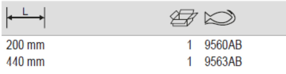 BAHCO 9560AB 9563AB 1" Square Drive Extension Bar Matte Finish - Premium Extension Bar from BAHCO - Shop now at Yew Aik.