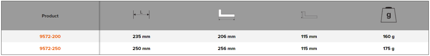 BAHCO 9572 Sliding Bevel Square with Cold-Rolled Steel Blade - Premium Bevel Square from BAHCO - Shop now at Yew Aik.