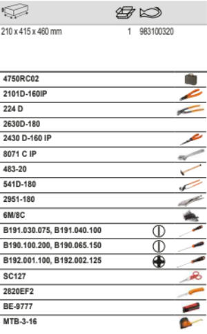BAHCO 983100320 Rigid Case General Purpose Toolkit - 32 Pcs - Premium Toolkit from BAHCO - Shop now at Yew Aik.