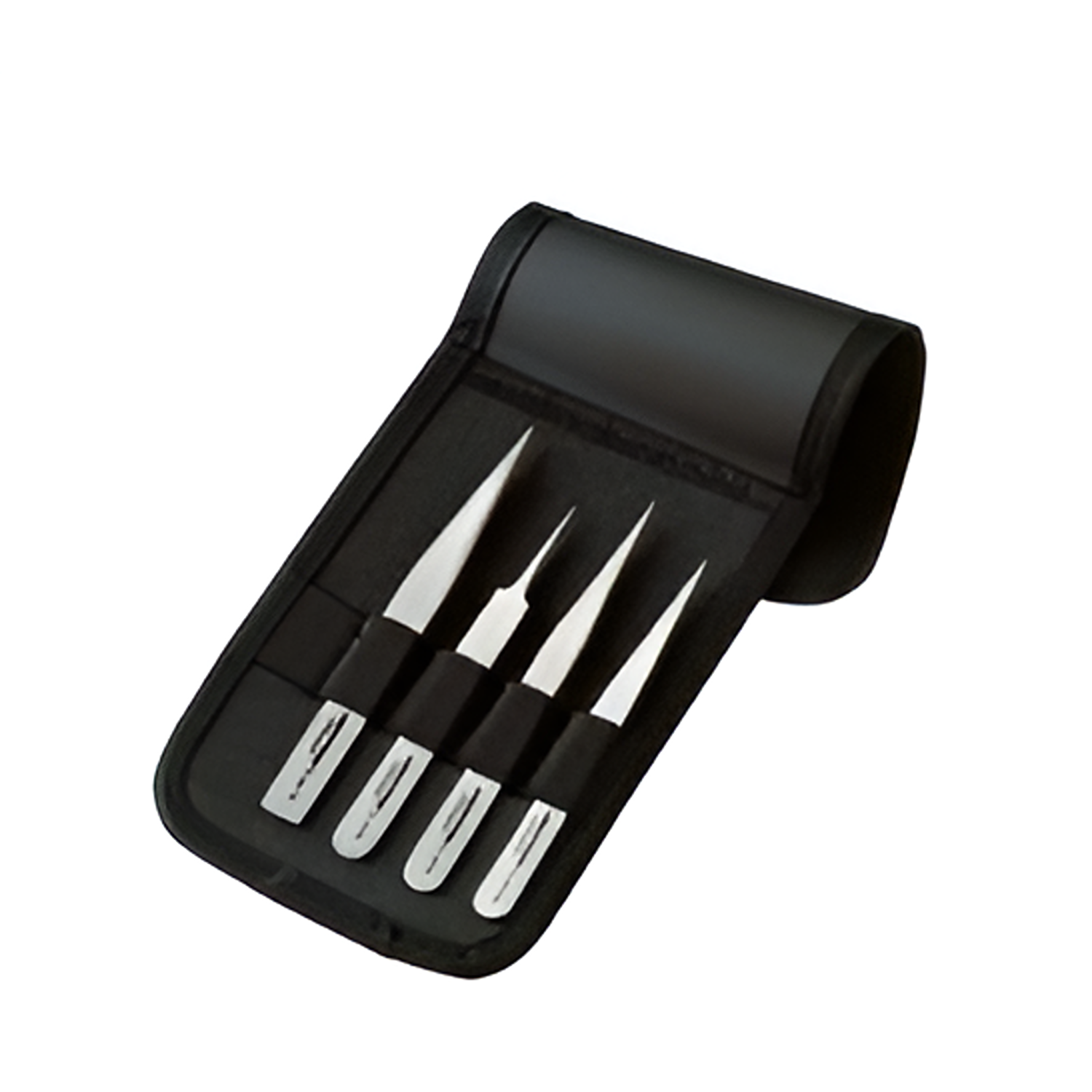 BAHCO 9856 Titanium Anti-Magnetic Tweezers Set - 4 Pcs/Wallet - Premium Tweezers Set from BAHCO - Shop now at Yew Aik.