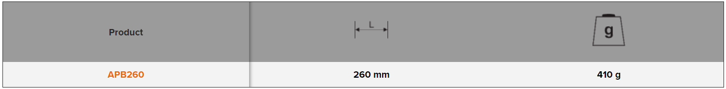 BAHCO APB260 Adjustable Pry Bar with V-Claw 260 mm (BAHCO Tools) - Premium Pry Bar from BAHCO - Shop now at Yew Aik.