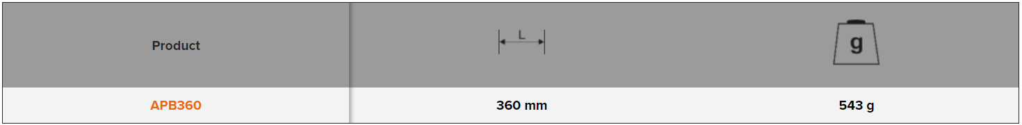 BAHCO APB360 Adjustable Pry Bar with V-Claw 360 mm (BAHCO Tools) - Premium Pry Bar from BAHCO - Shop now at Yew Aik.