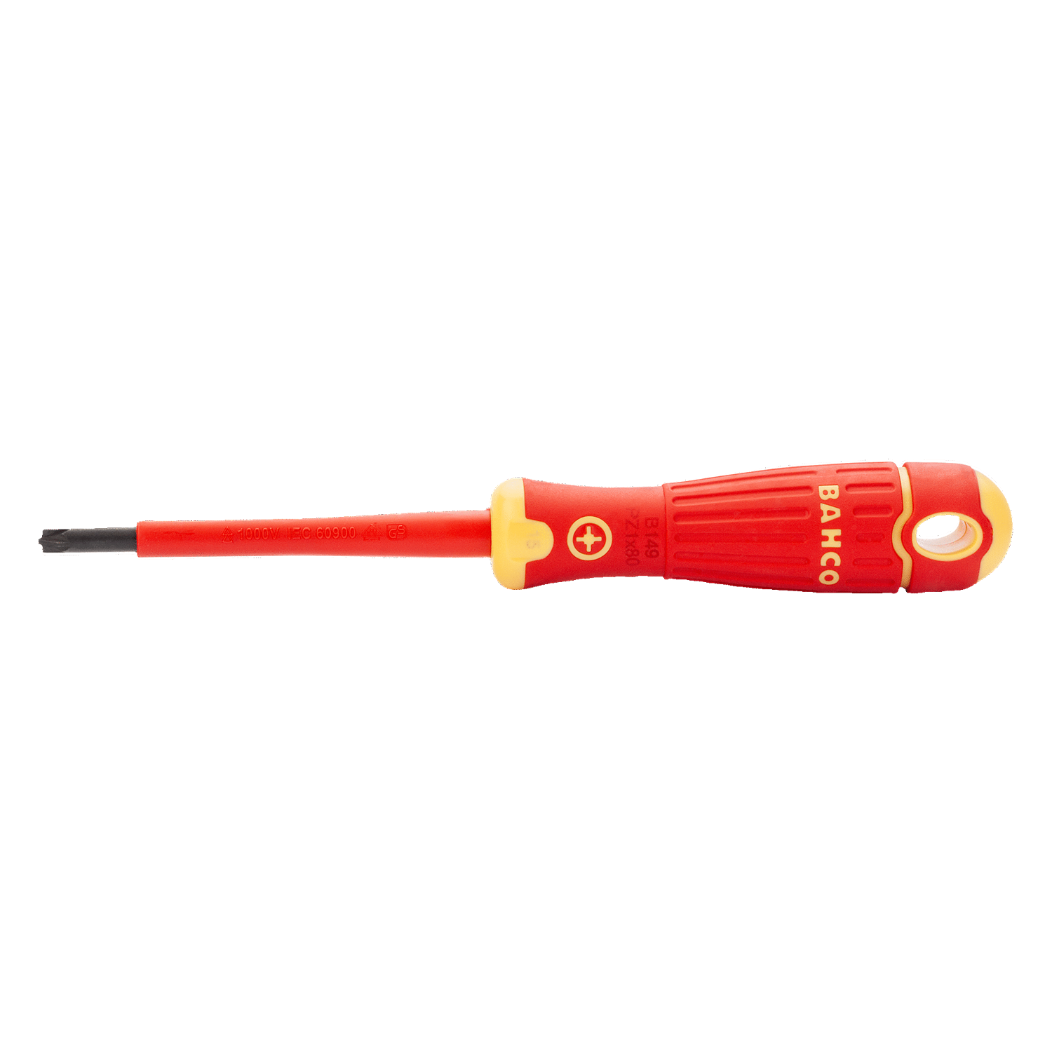 BAHCO B149 BahcoFit VDE Insulated Slotted & Pozidriv Screwdriver - Premium Pozidriv Screwdriver from BAHCO - Shop now at Yew Aik.
