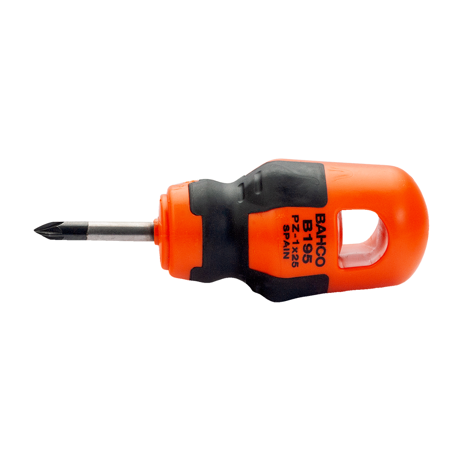 BAHCO B195PZ BahcoFit Stubby Pozidriv Screwdriver PZ1-PZ2 - Premium Pozidriv Screwdriver from BAHCO - Shop now at Yew Aik.