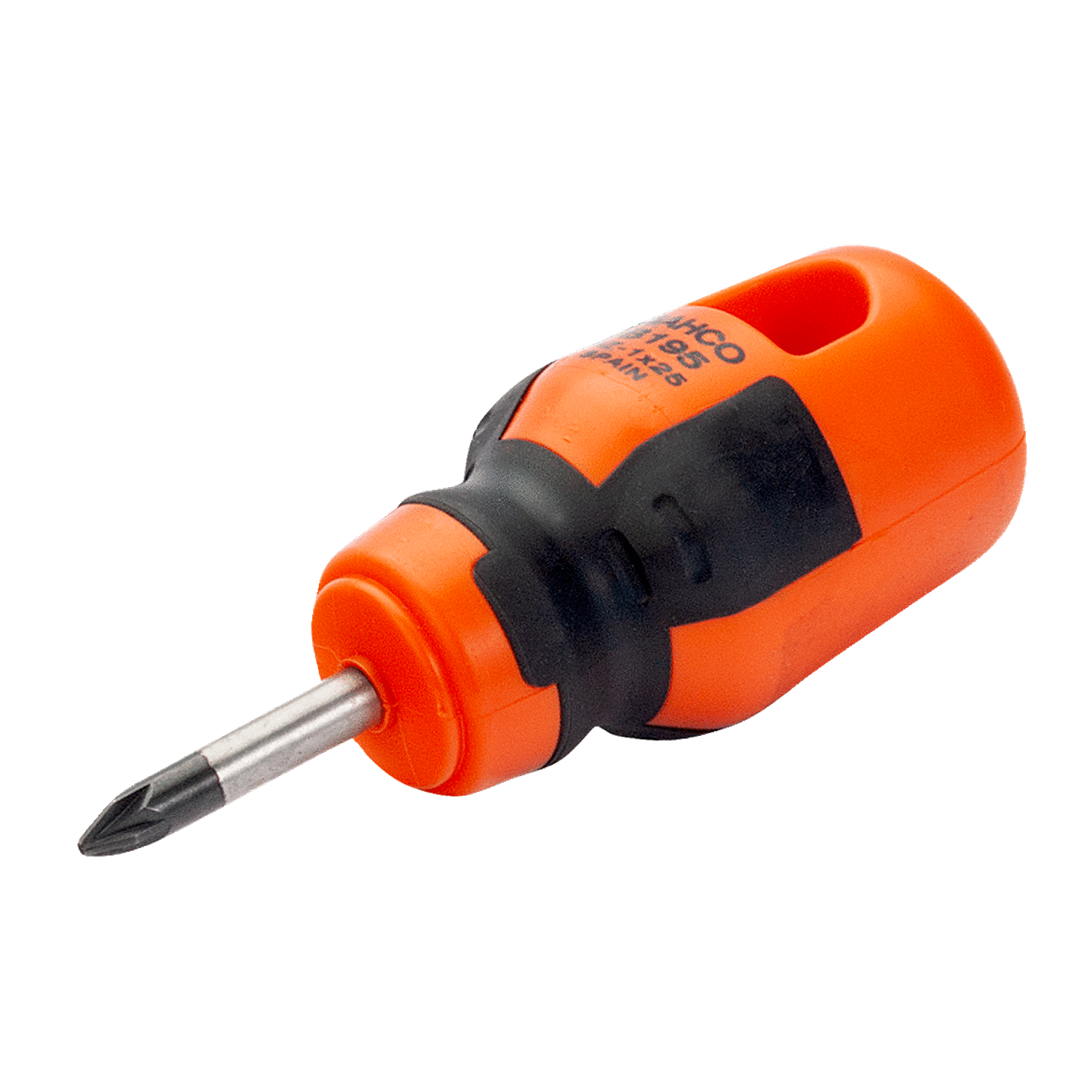 BAHCO B195PZ BahcoFit Stubby Pozidriv Screwdriver PZ1-PZ2 - Premium Pozidriv Screwdriver from BAHCO - Shop now at Yew Aik.