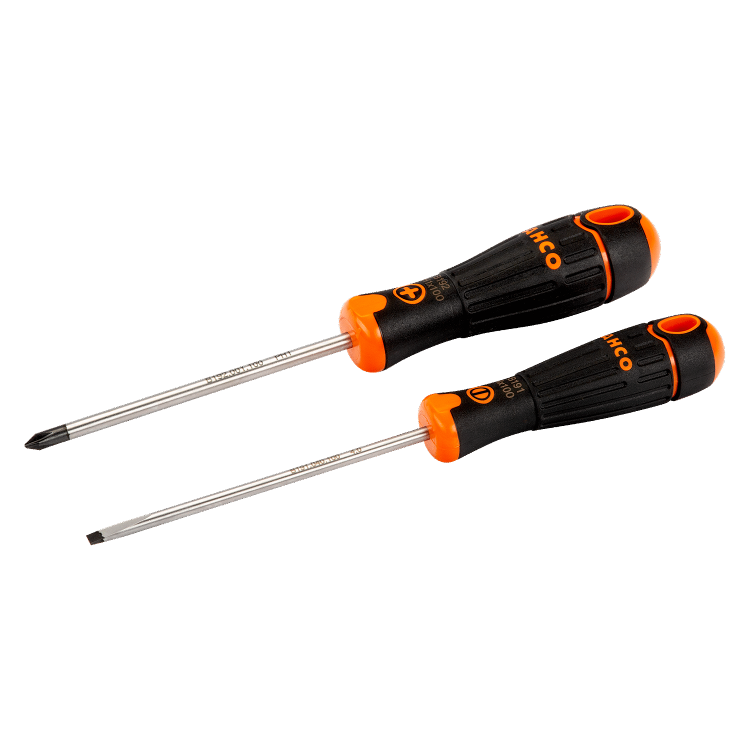 BAHCO B219.002 BahcoFit Screwdriver Set with Rubber Grip - 2 Pcs - Premium Screwdriver Set from BAHCO - Shop now at Yew Aik.