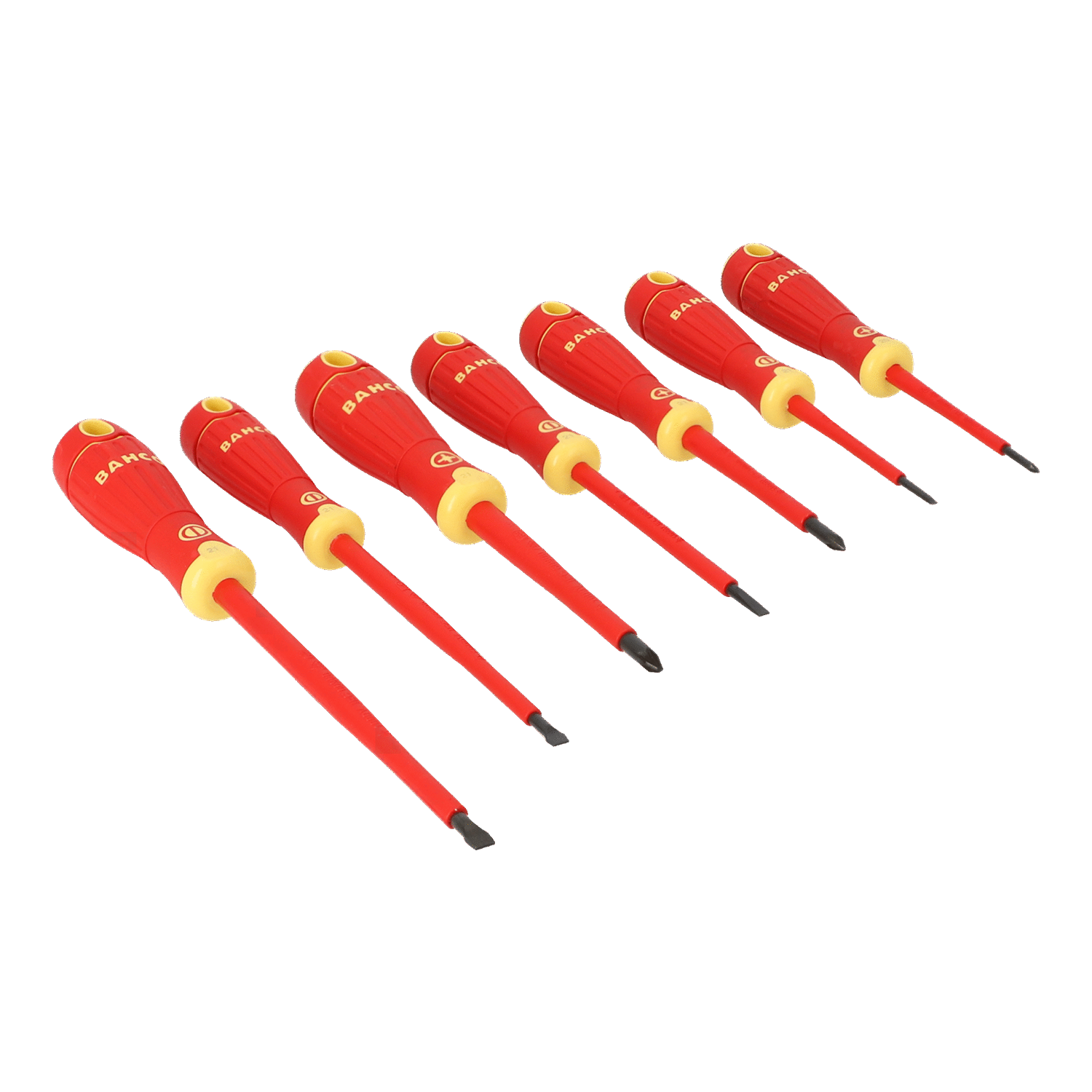 BAHCO B220.017 VDE Slotted and Pozidriv Screwdriver Set 7pcs - Premium Screwdriver Set from BAHCO - Shop now at Yew Aik.