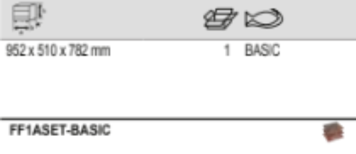 BAHCO BASIC1 Tool Trolley General Purpose Tool Kit - 158 pcs - Premium Tool Kit from BAHCO - Shop now at Yew Aik.