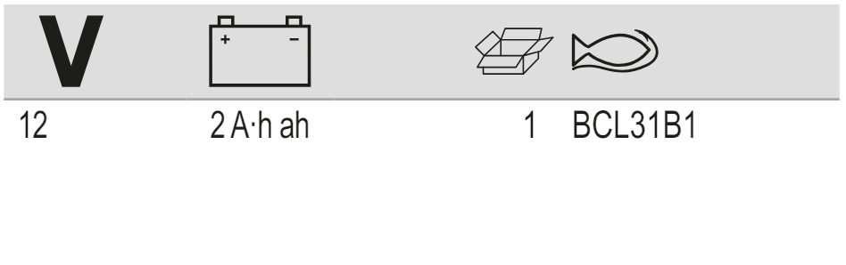 BAHCO BCL31B1 12 V 2 Ah Lithium-Ion Battery (BAHCO Tools) - Premium Lithium-Ion Battery from BAHCO - Shop now at Yew Aik.