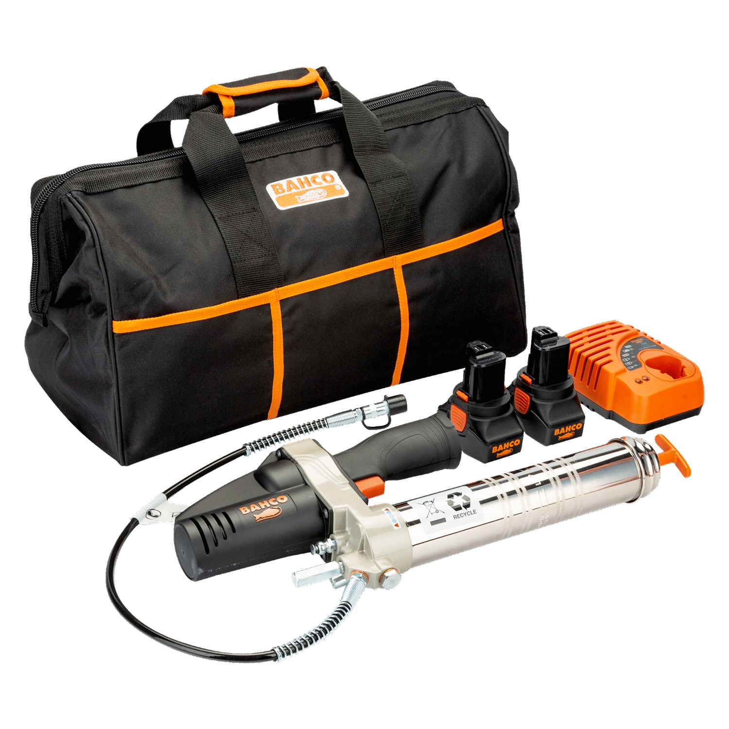 BAHCO BCL32G1K1 14.4 V Cordless Grease Kit with GR-400 Container - Premium Grease Kit from BAHCO - Shop now at Yew Aik.