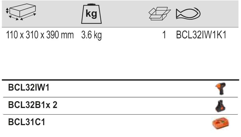 BAHCO BCL32IW1K1 14.4 V 3/8” Cordless Impact Wrench Kit - Premium 3/8” Cordless Impact Wrench Kit from BAHCO - Shop now at Yew Aik.